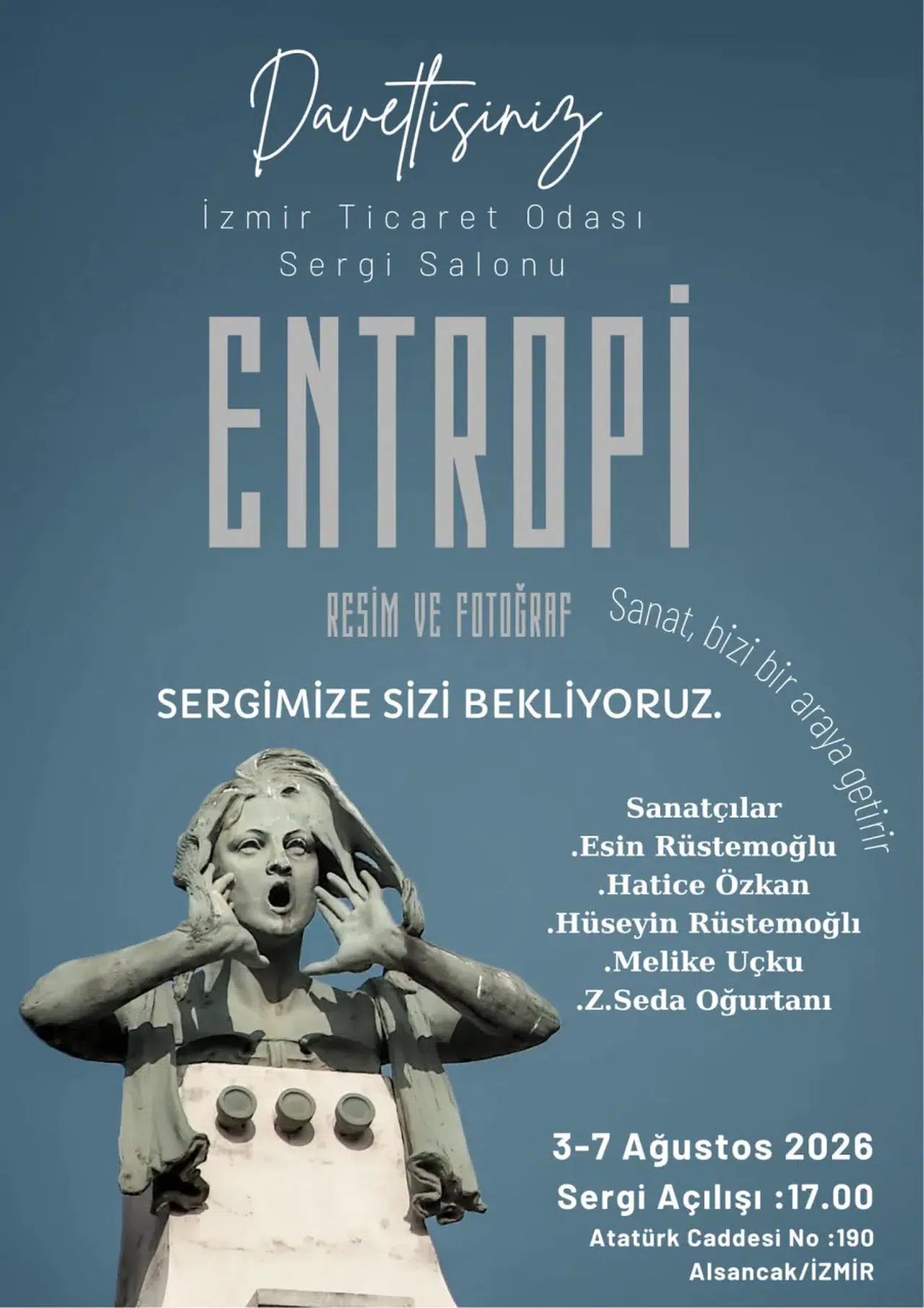 "İzmir'de 'Entropi' Sergisi: Sanatla Bilim Arasında Yolculuk"