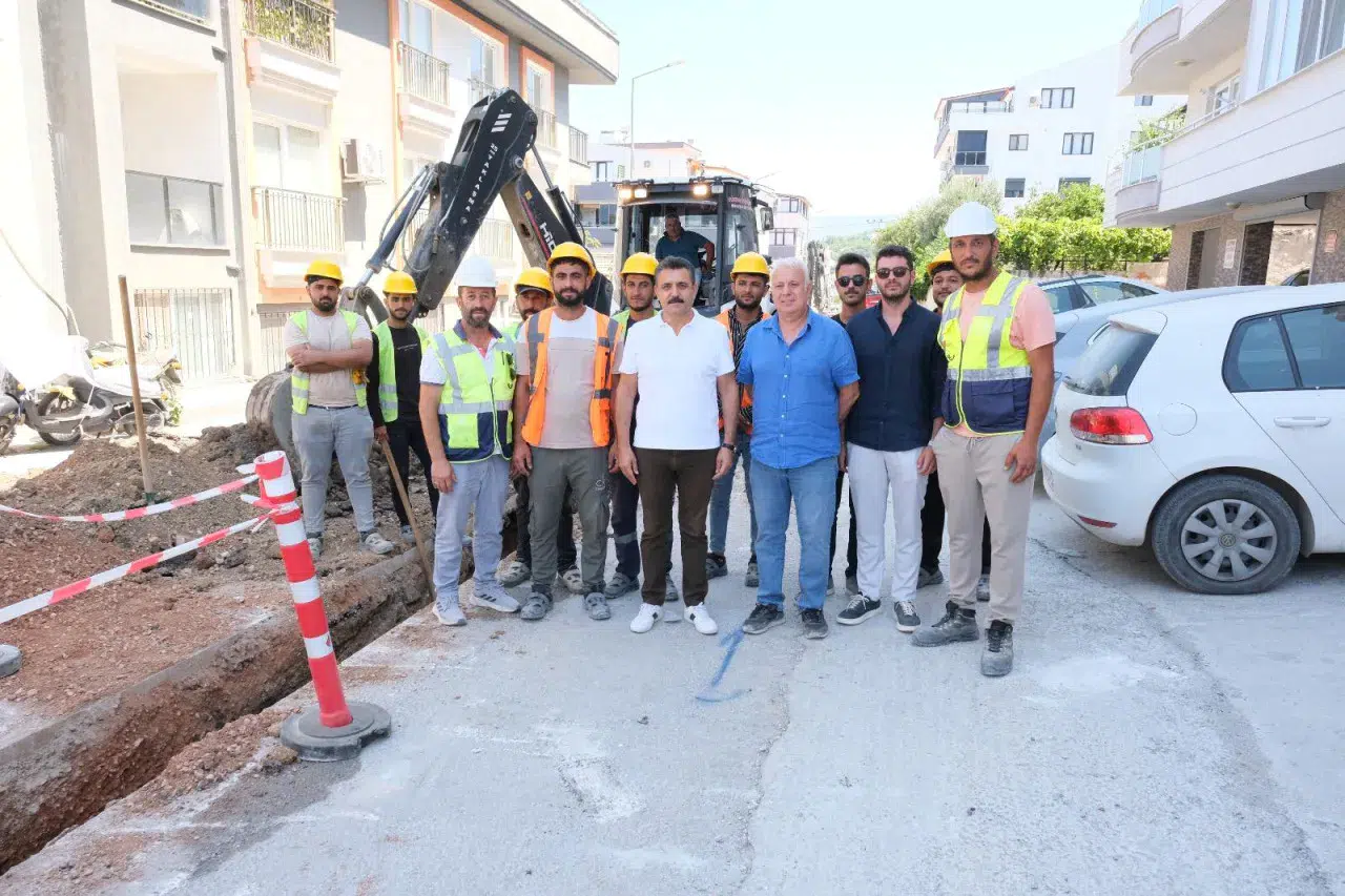 Dikili'de Doğal Gaz Ağı Genişliyor: 5. Etap Çalışmaları Hız Kesmeden Başladı