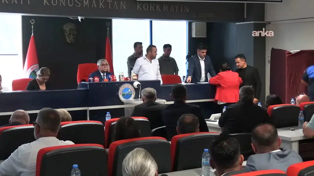 Menderes'te başkanvekili seçimi gerilimli geçti, ikinci tura kalındı