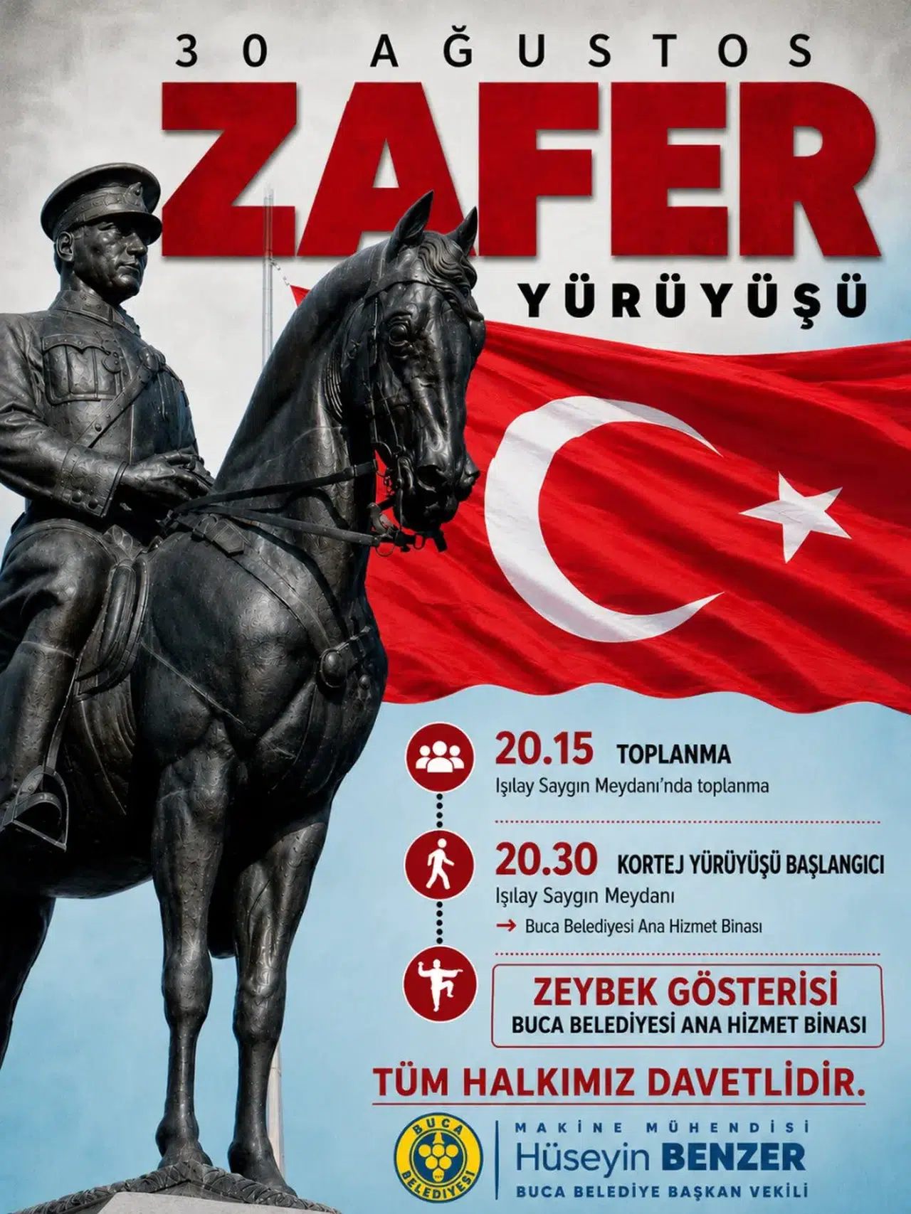 Buca’da Zafer Coşkusu Kortejle Taçlanacak