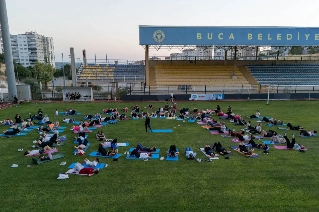 Bucalı Kadınlar Arena Stadı'Nda Buluştu