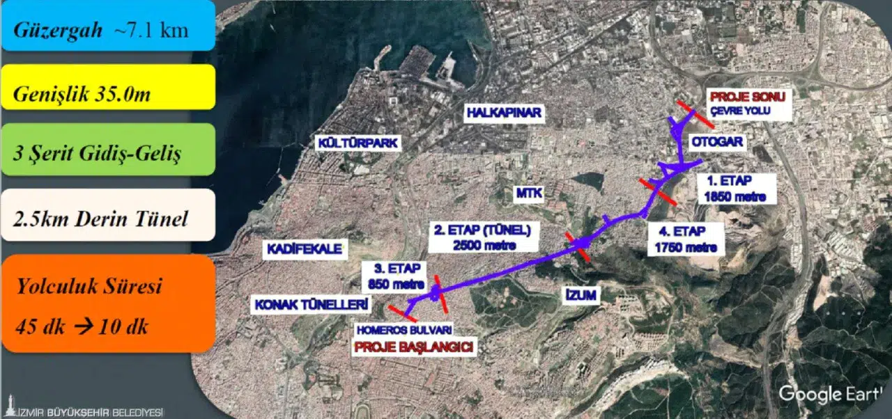 Onat Tüneli İzmir trafiğine nefes aldıracak