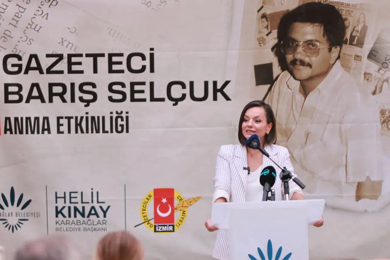 Karabağlar ‘da Gazeteci Barış Selçuk saygıyla anıldı