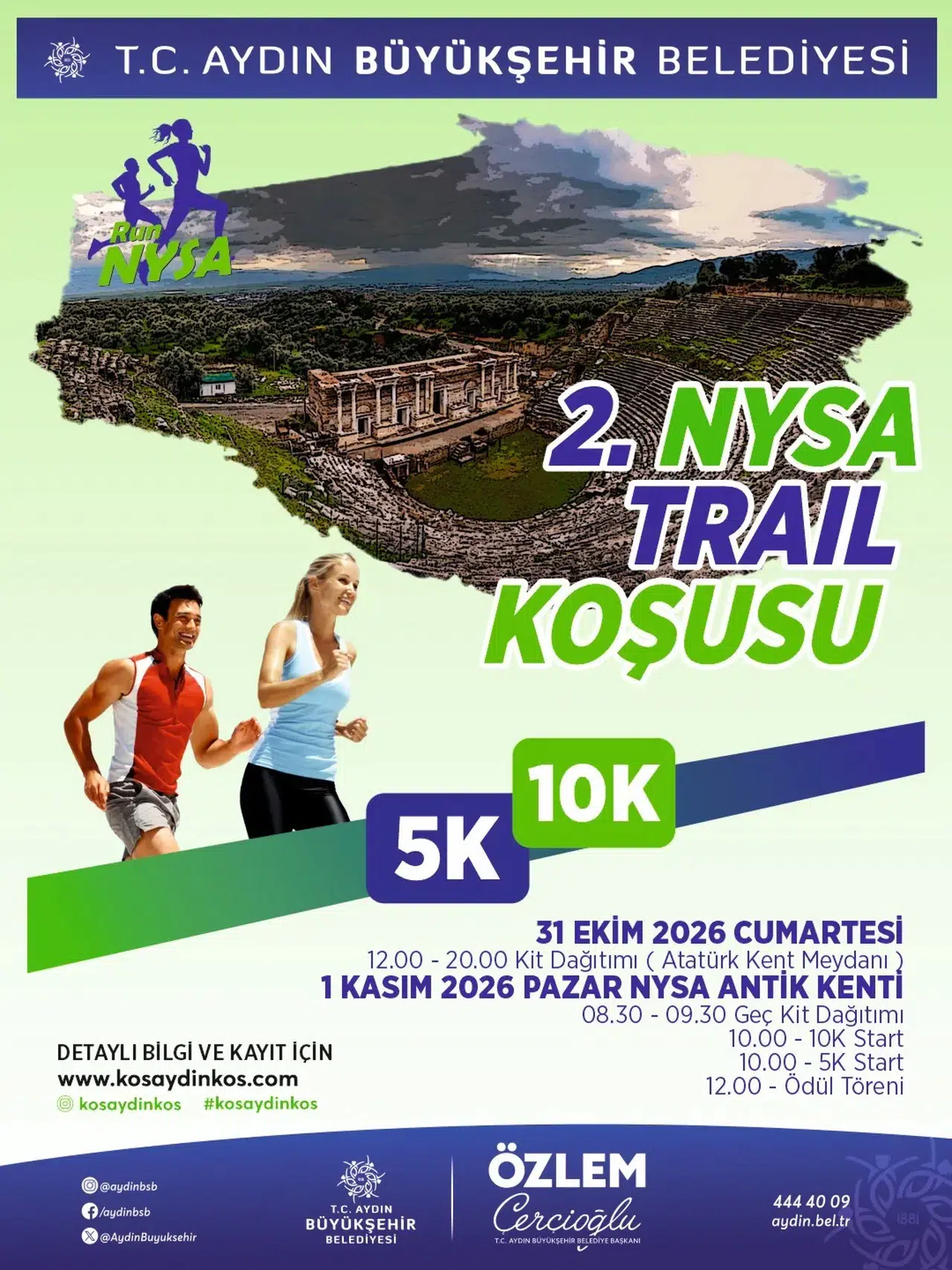 Tarihin izinde nefes kesen maraton: Nysa Antik Kenti sporcuları ağırlamaya hazırlanıyor