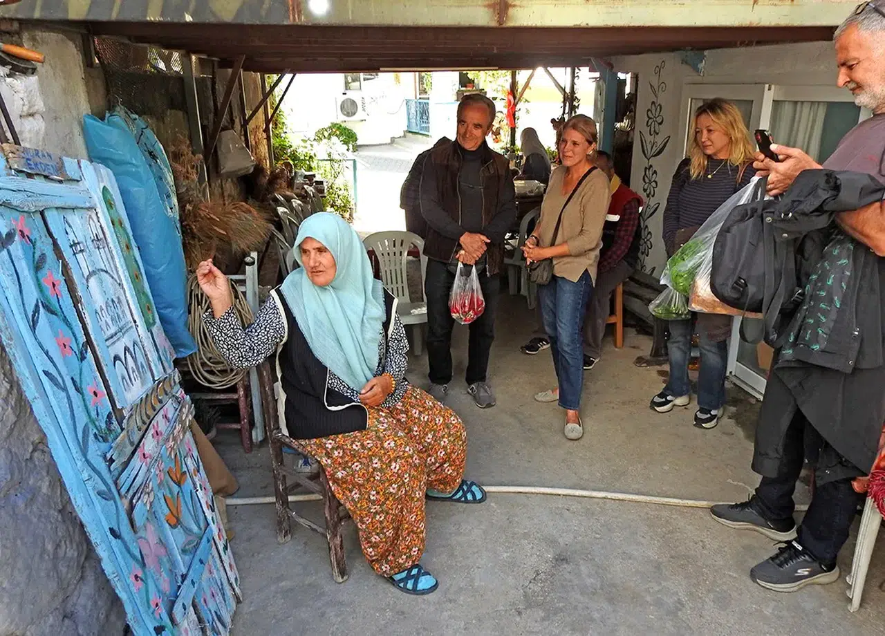 Germiyan’ın sessiz tanığı sanatla yeniden doğdu: Bir kapının hikayesi