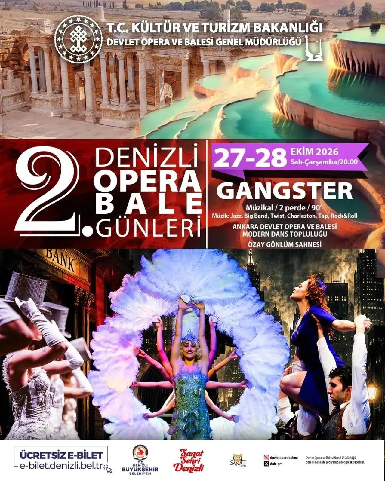 Denizli sahnelerinde 1930’ların rüzgarı esecek: Gangster müzikali şehre geliyor