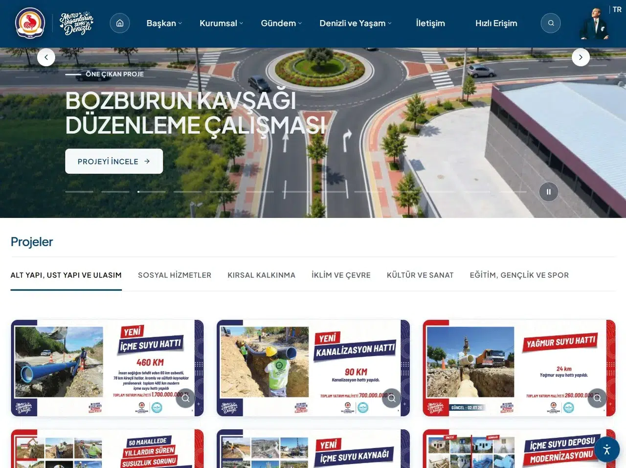 Denizli Büyükşehir Belediyesi dijital dünyada çehresini yeniledi
