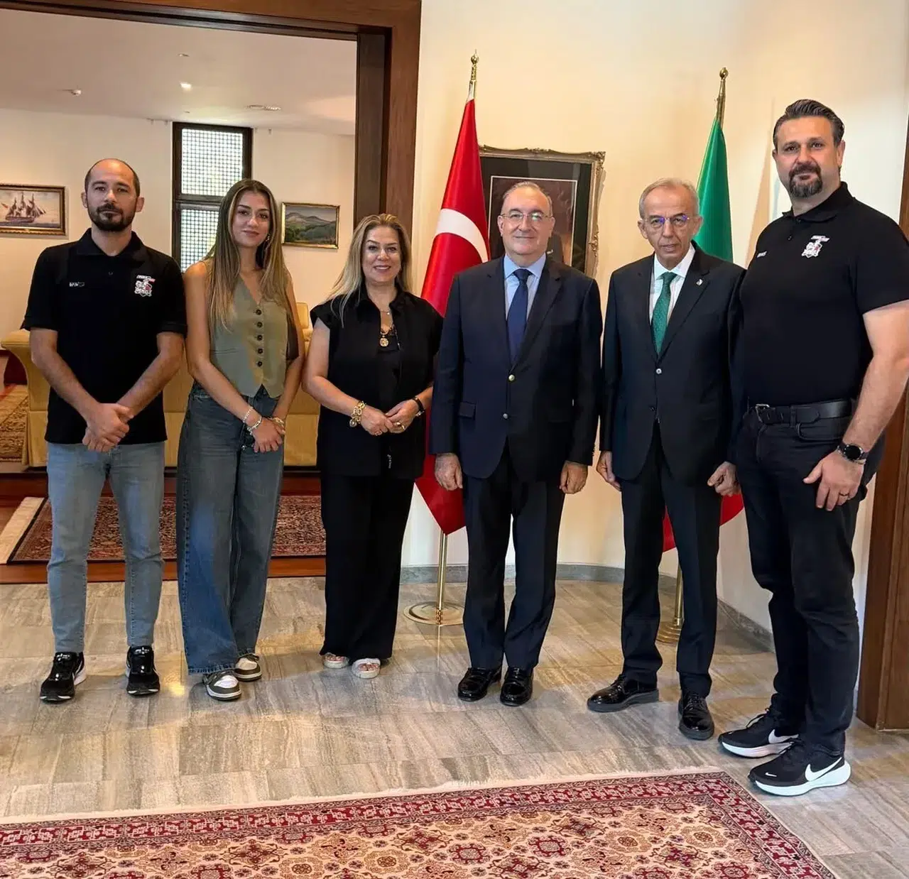 Denizli Basket’in Portekiz mesaisinde diplomatik durak: Büyükelçilik ziyareti
