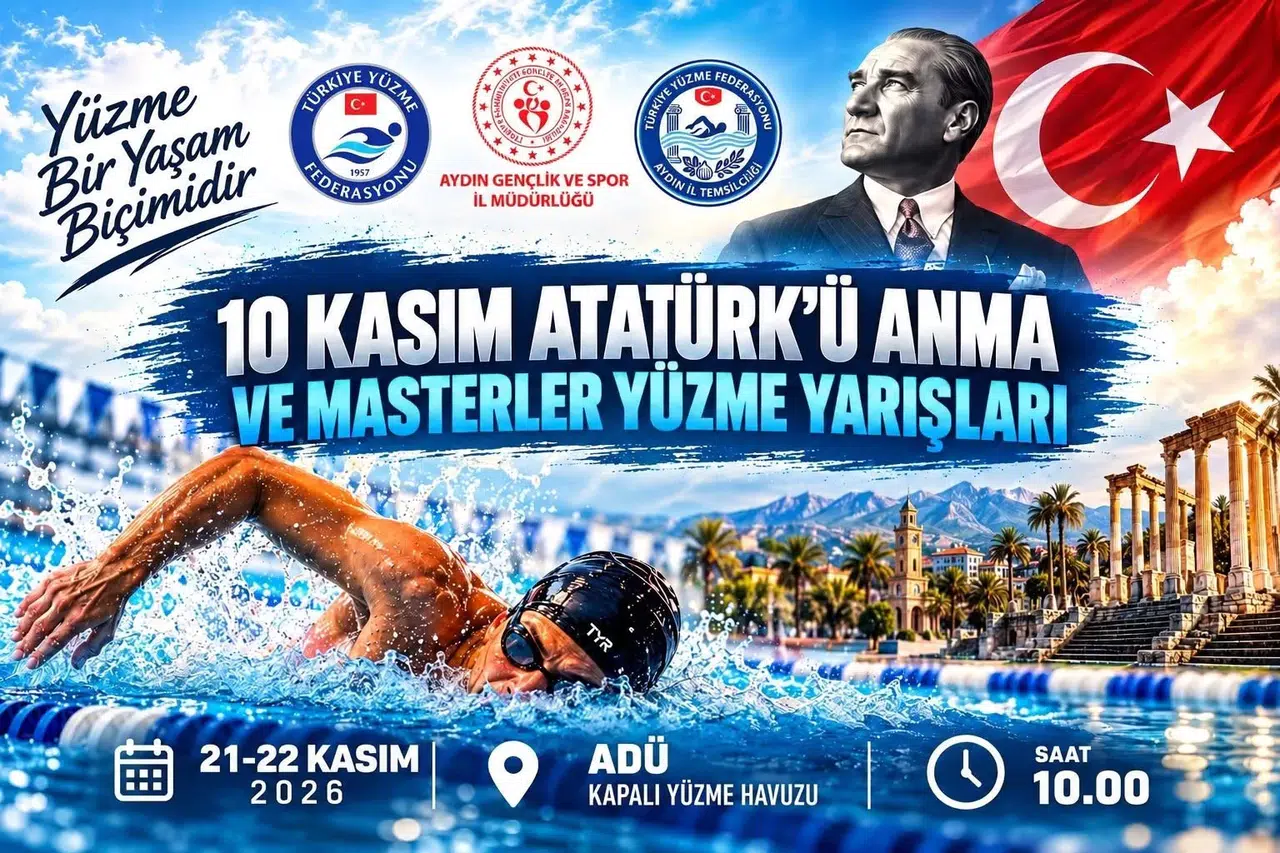 Aydın havuzlarında anlamlı buluşma: Atatürk için kulaç atacaklar