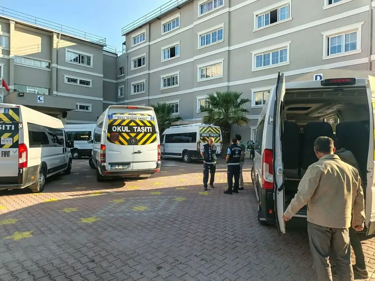 Söke yollarında okul servisi mesaisi: Kurallar titizlikle denetlendi