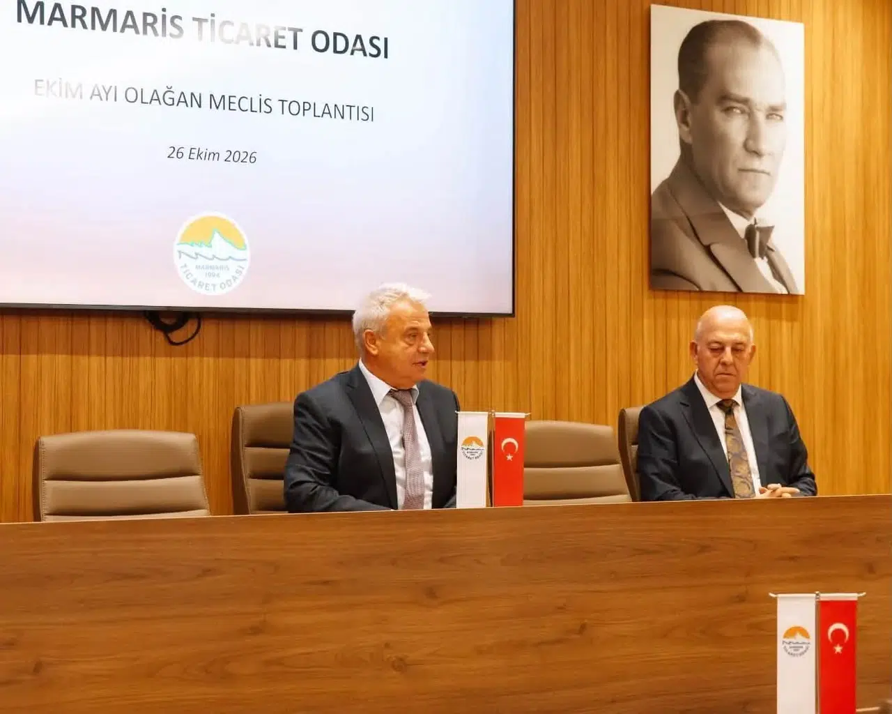 Marmaris Ticaret Odası’nda yeni dönem start aldı: Meclis koltuğuna Harun Aslan oturdu
