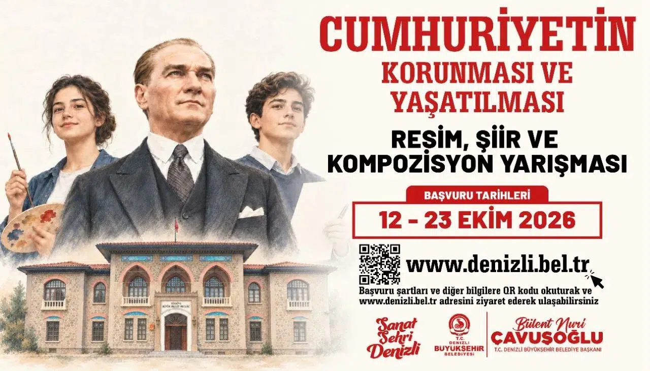 Denizli’de Cumhuriyet heyecanı: Öğrenciler yeteneklerini ödülle buluşturuyor