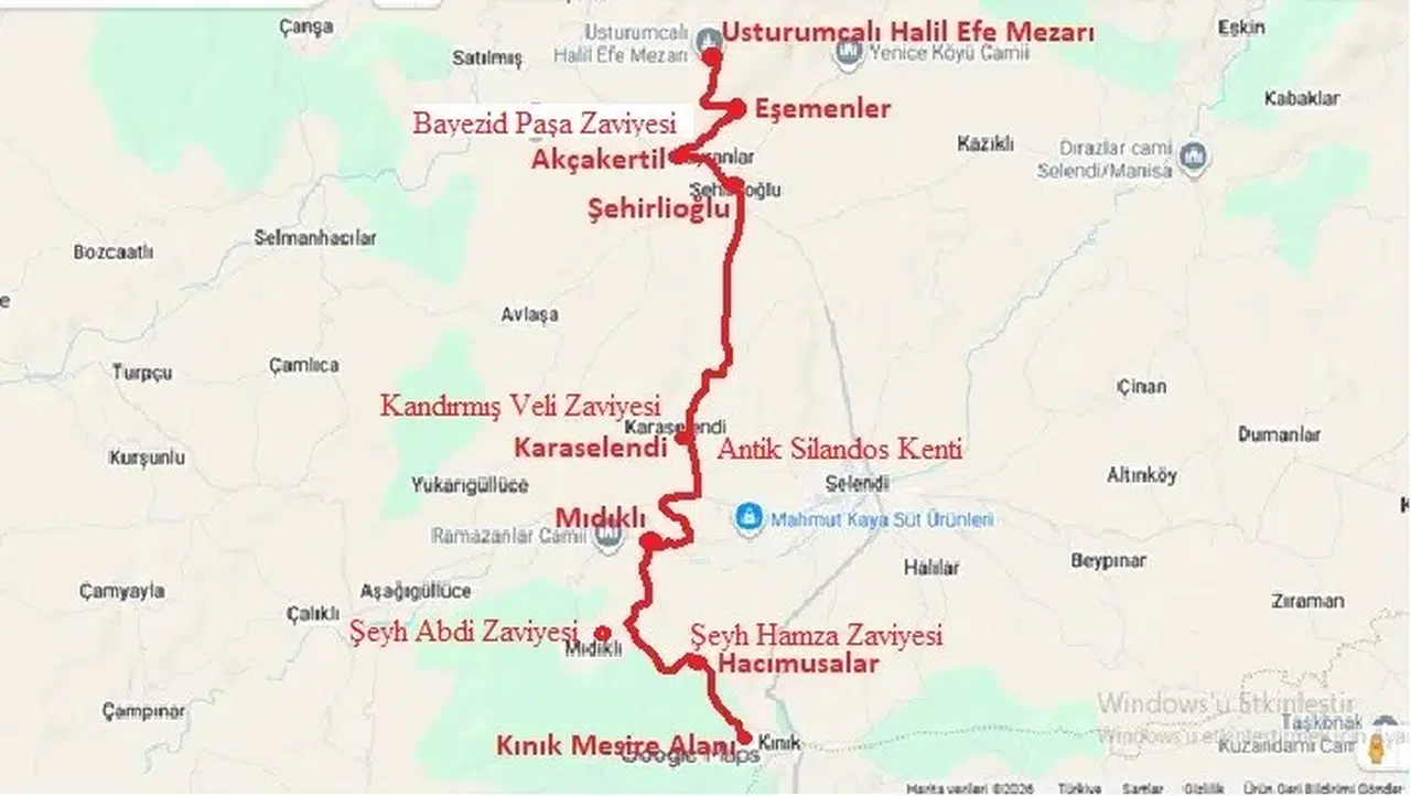 Selendi’nin kahramanlık destanı 26 kilometrelik rotada ölümsüzleşiyor