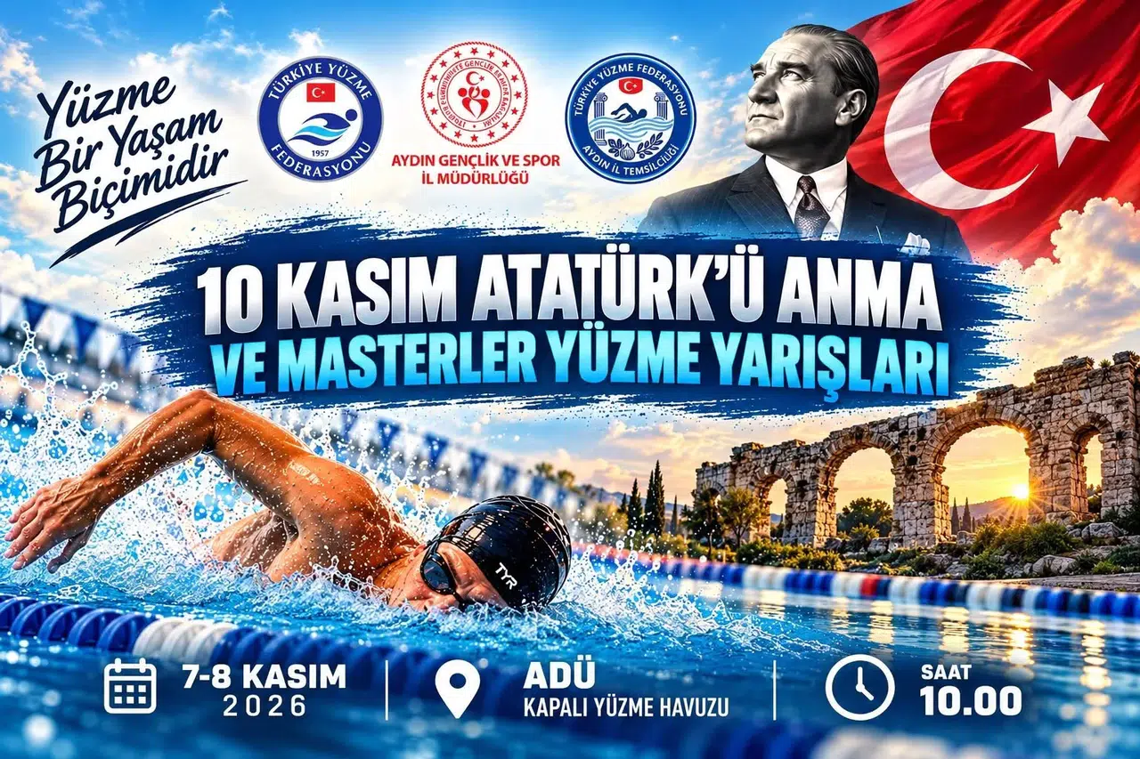 Aydın havuzlarında anlamlı buluşma: Atatürk için kulaç atacaklar