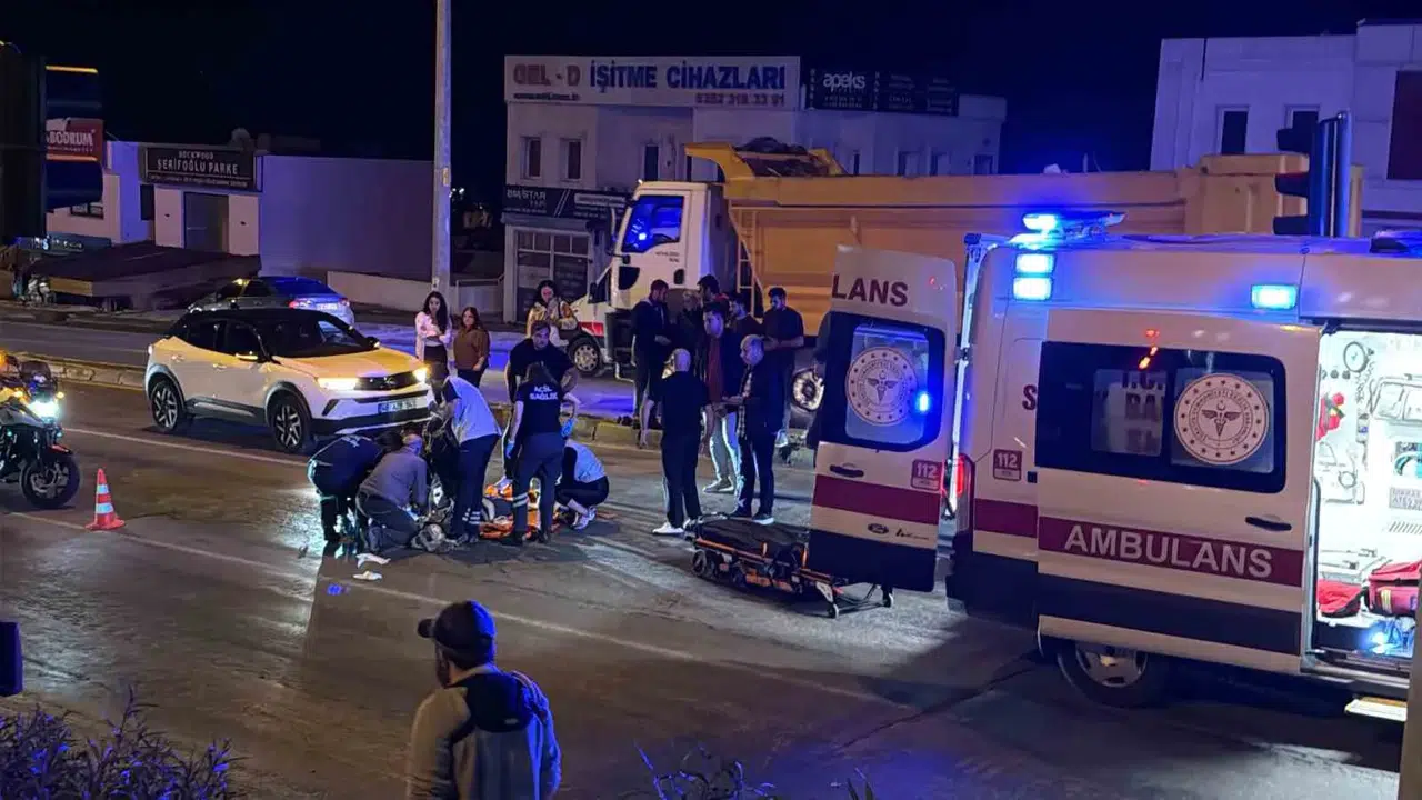 Bodrum'da acı dolu anlar: Yolun karşısına geçmek isterken canından oldu