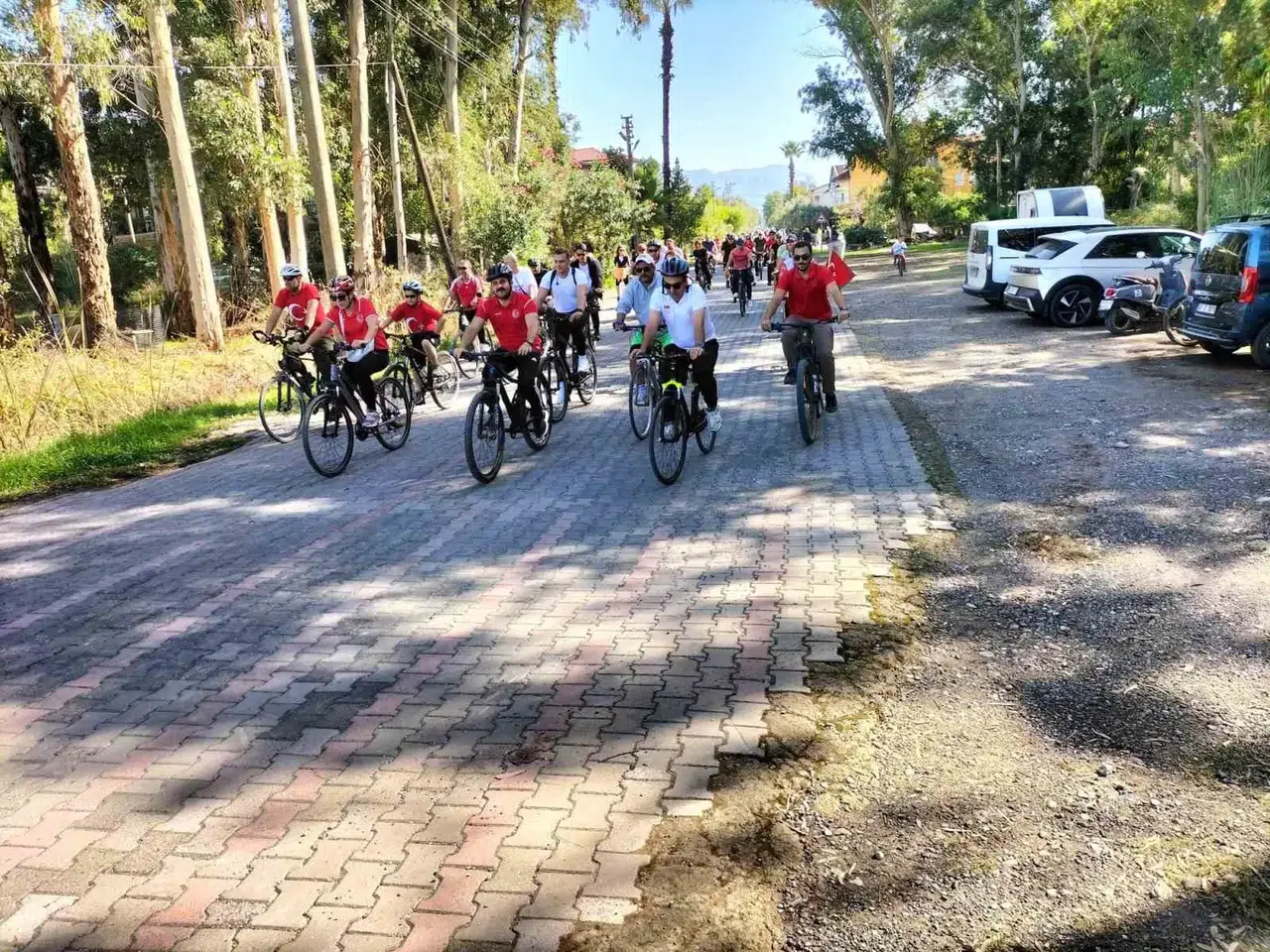 Köyceğiz’de Cumhuriyet coşkusu iki teker üzerinde yaşandı
