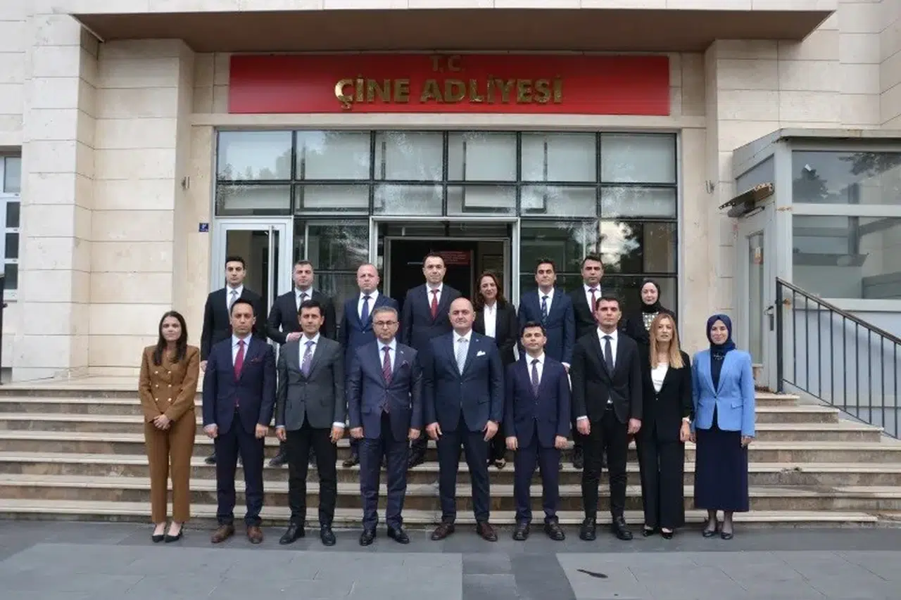 Çine Adliyesi’nde kritik temas: Yargı hizmetlerinde verimlilik masaya yatırıldı