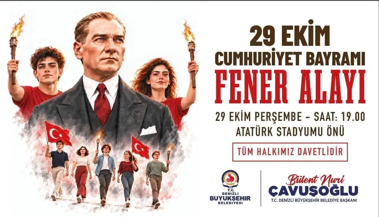 Denizli’de Cumhuriyet coşkusu Derya Uluğ ile zirveye taşınacak
