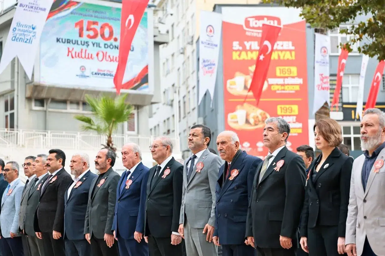 Denizli’nin 150 yıllık yerel yönetim mirası törenle onurlandırıldı