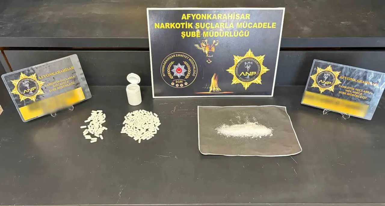 Afyonkarahisar polisinden zehir tacirlerine geçit yok: Bir tutuklama