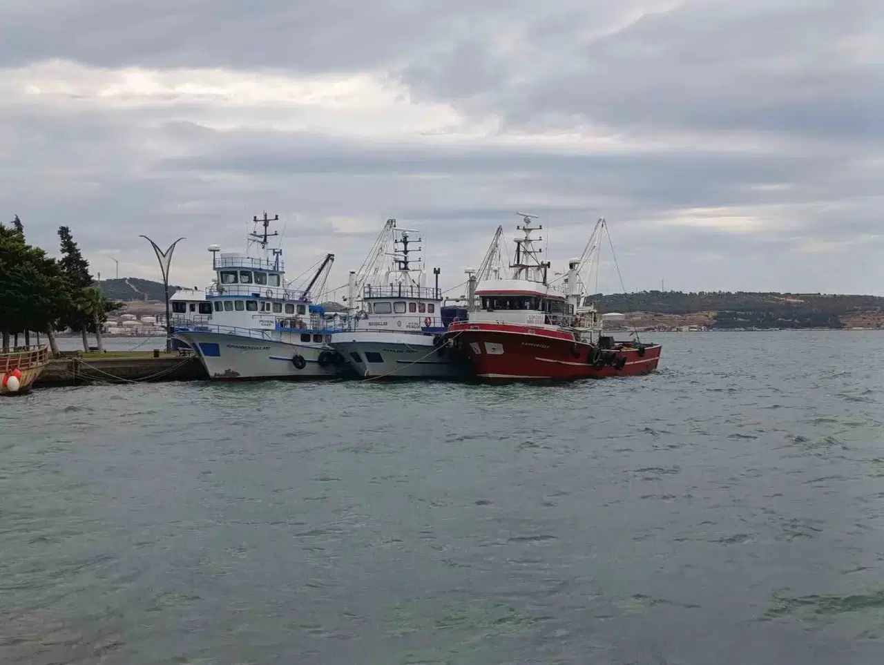 Ege'de poyraz bereketi kesti: Balıkçılar rotayı limana çevirdi