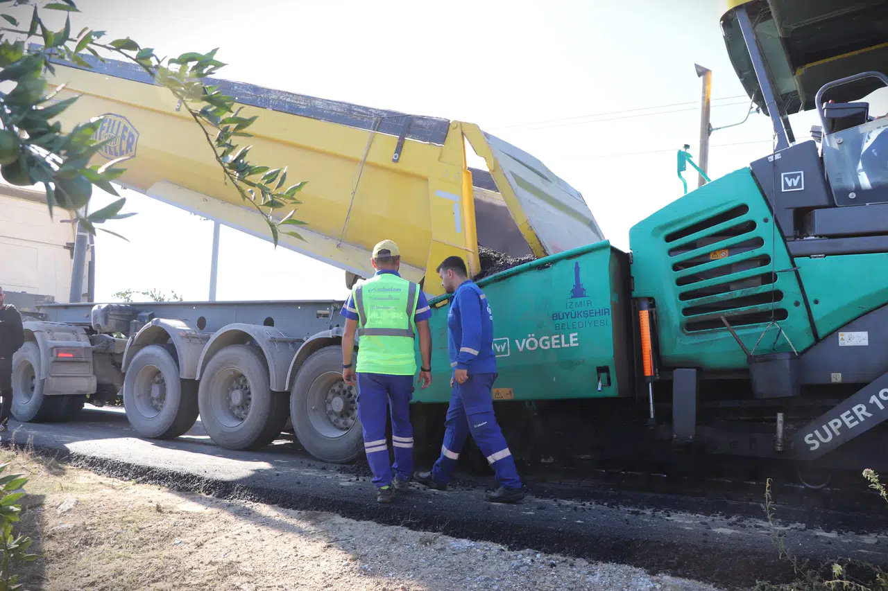 Selçuk’ta 15,5 kilometrelik yol yenileniyor