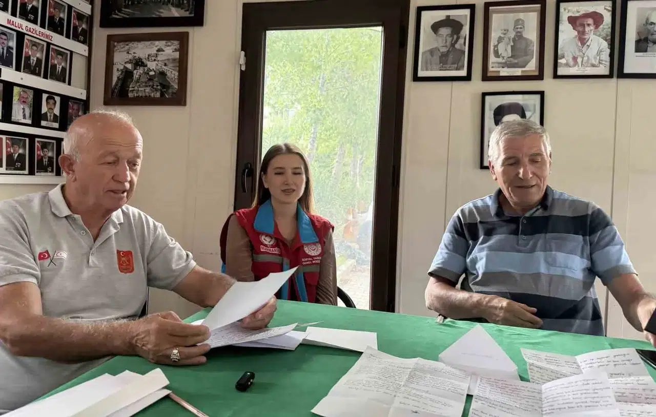 Marmarisli gençlerden gazilere vefa dolu mektuplar: Gözyaşlarını tutamadılar