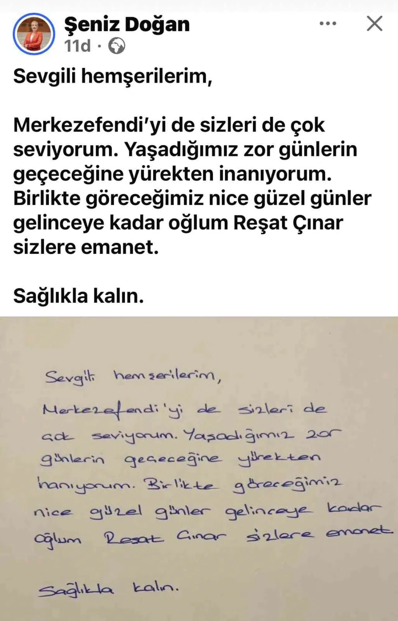 Merkezefendi’de tutuklama şoku: Başkan Doğan’dan cezaevinden ilk mesaj