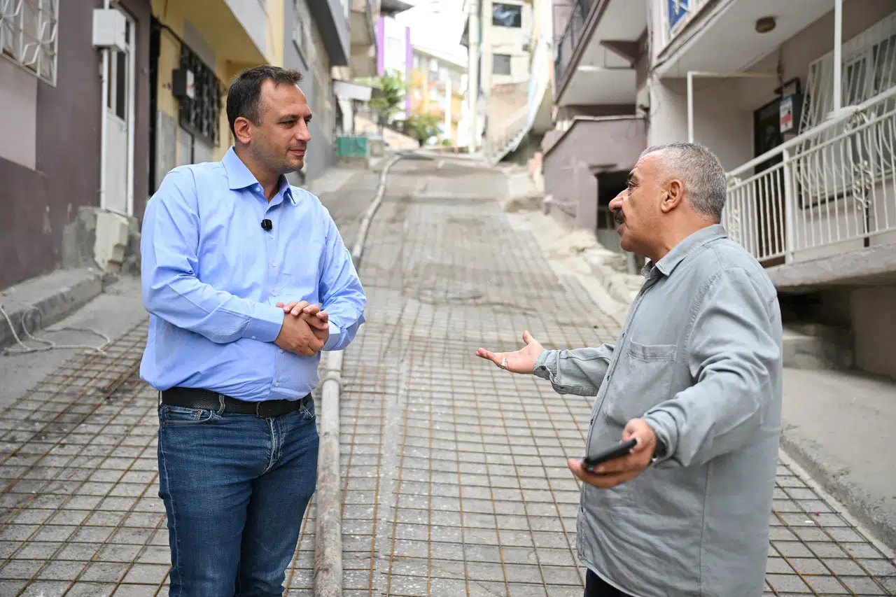 Bornova’da bir yol sorunu daha çözüldü