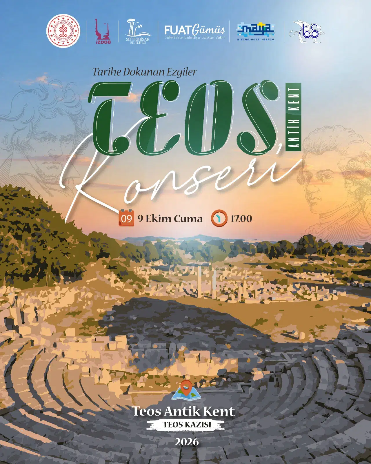 Dionysos Sanatçılar Birliği’nin kentinde sanatçılar 2 bin 100 yıl sonra yeniden buluşuyor