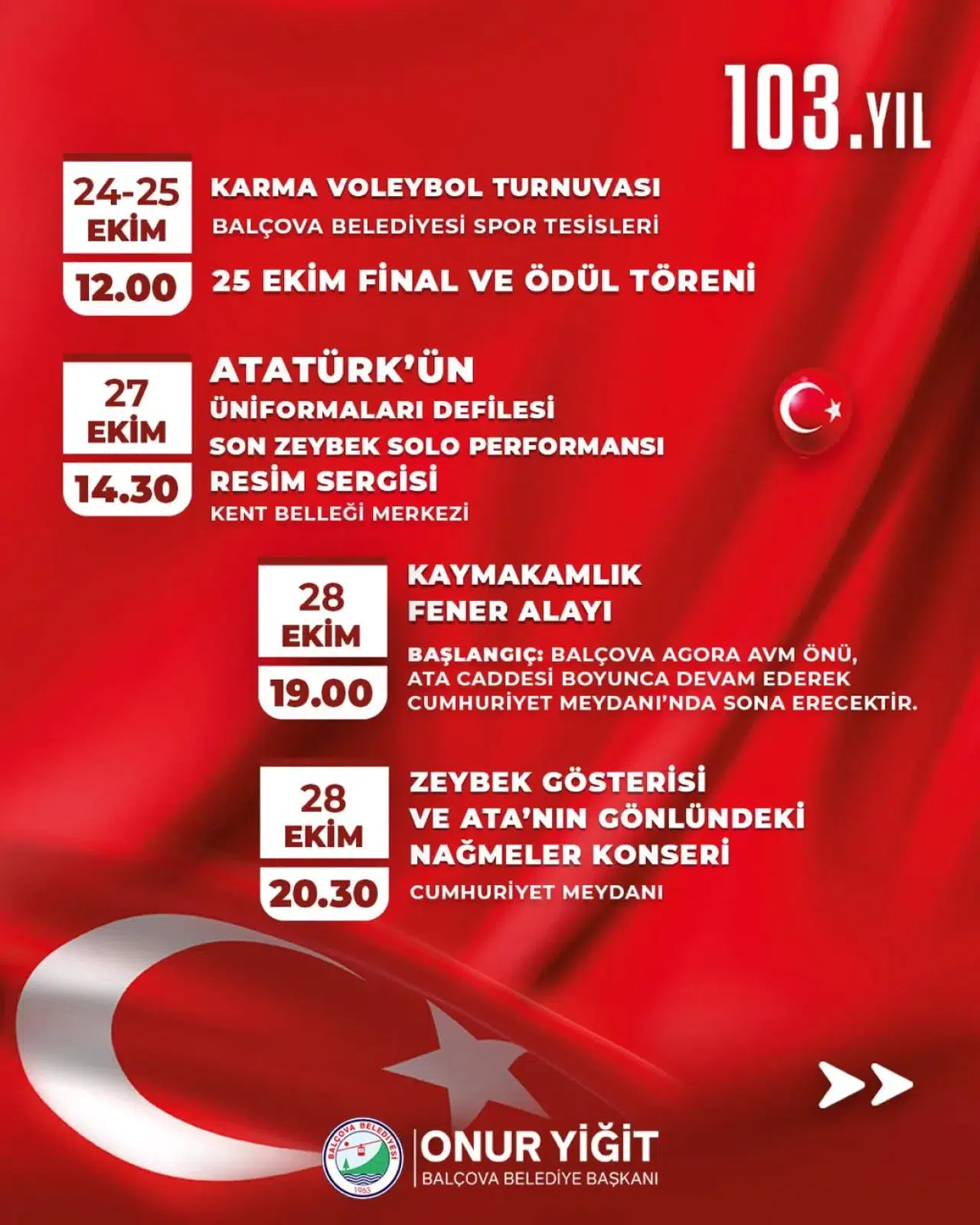 Balçova’da Cumhuriyet Coşkusu Sokaklara Taşacak!