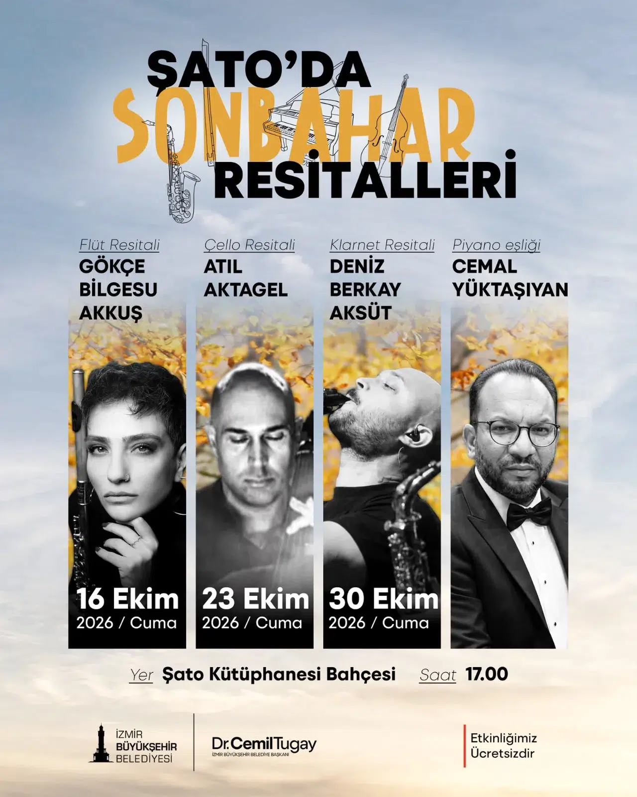 “Şato’da Sonbahar Resitalleri” başlıyor
