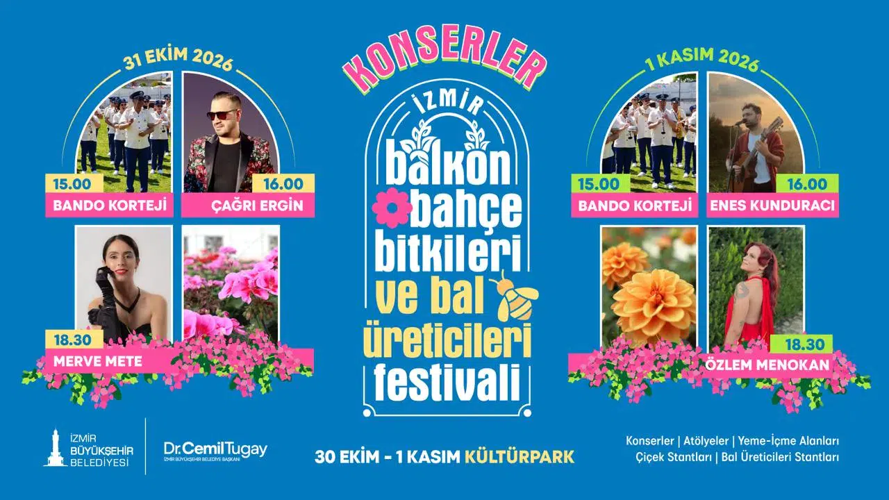 Kültürpark’ta çiçek ve bal festivali başlıyor