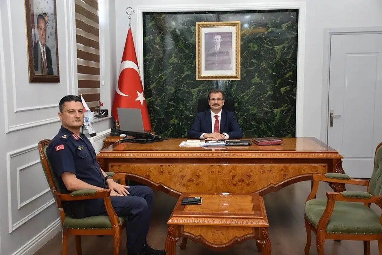 Salihli’de beş yıllık görev süresi doldu: Binbaşı Karaaslan’dan veda ziyareti