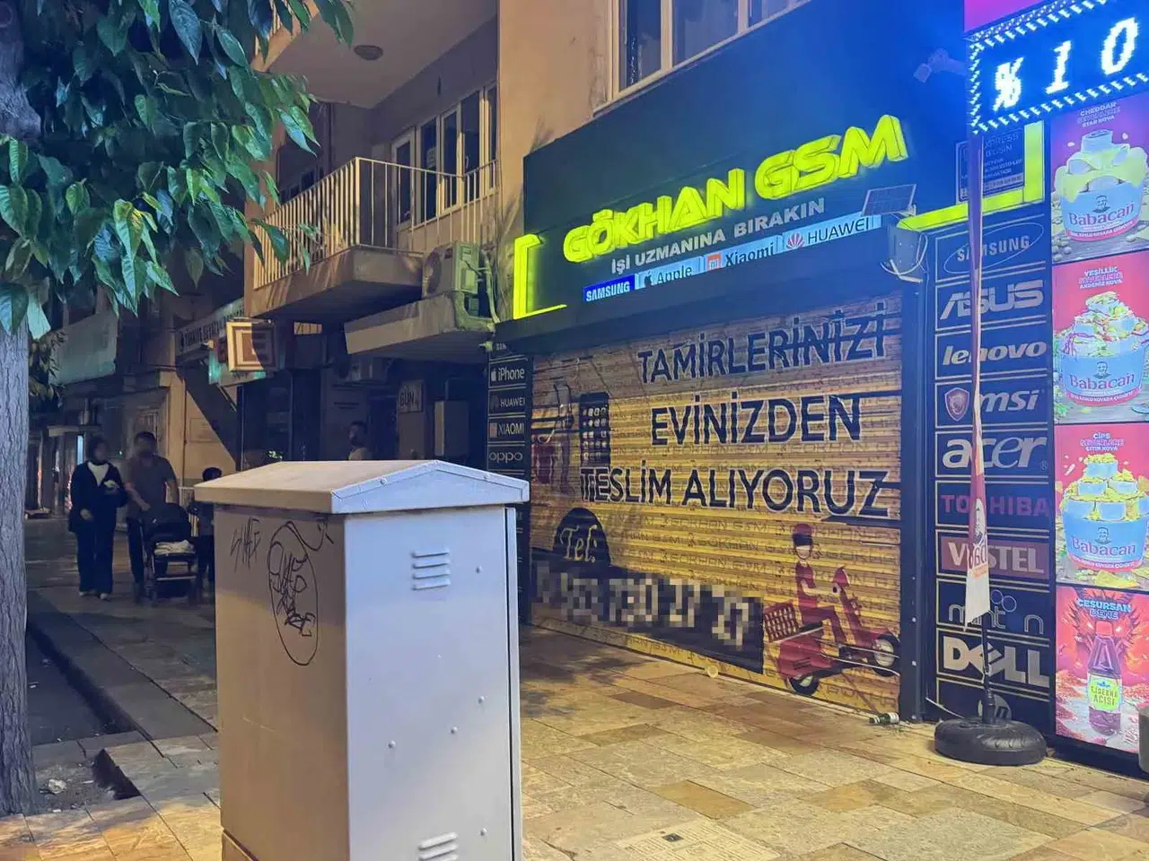 Denizli’de dehşet anları: İş yerine otomobilden ateş açıldı
