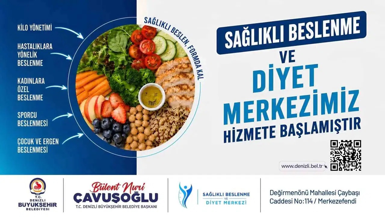 Denizli'de sağlıklı yaşam dönemi: Belediye kapılarını ücretsiz diyetisyen desteği için açıyor