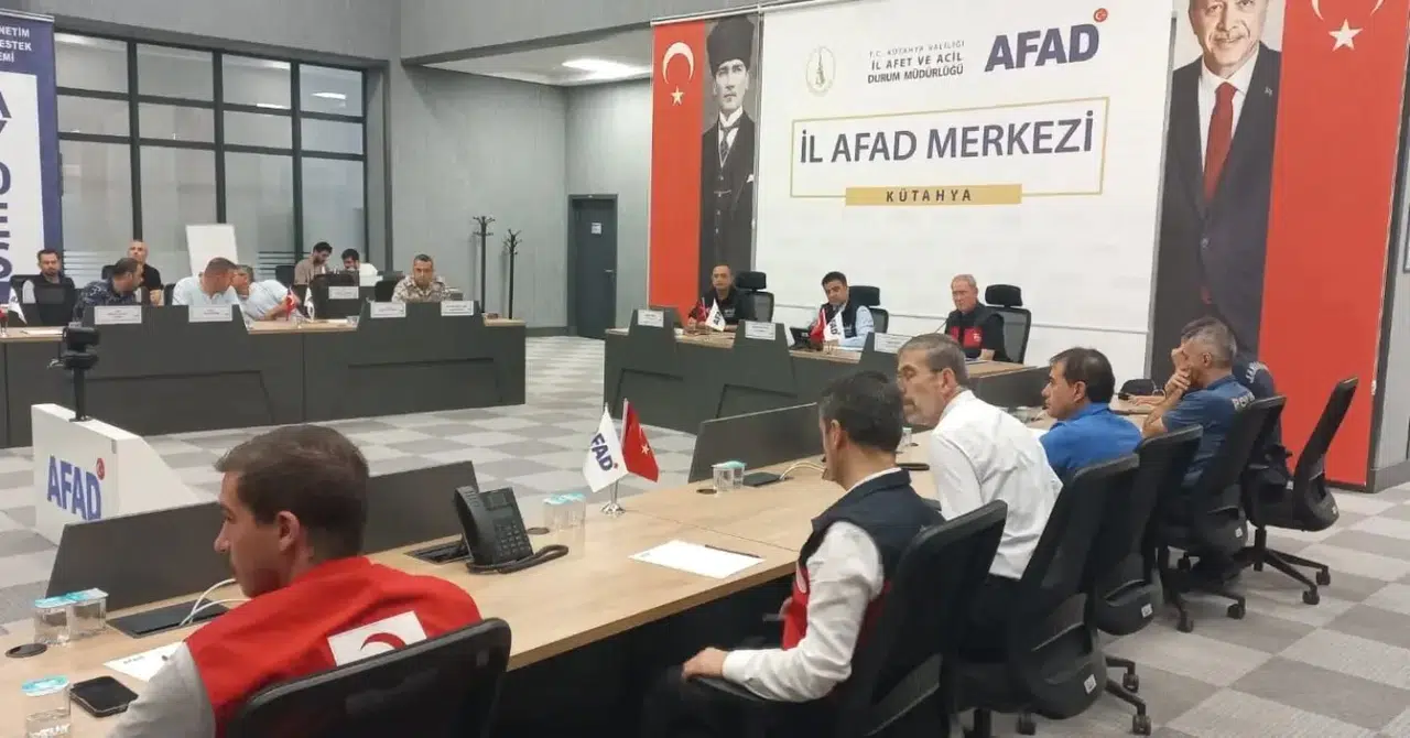 Kütahya’da olası afetlere karşı kritik sınav: Ekipler sahaya indi