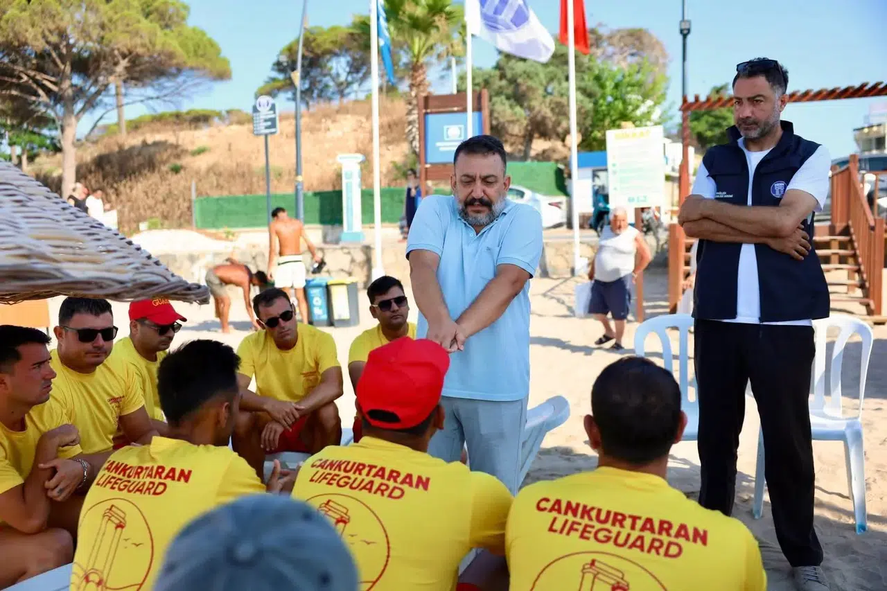 Didim sahillerinde tatilciler için güvenli önlem: Cankurtaranlara özel eğitim