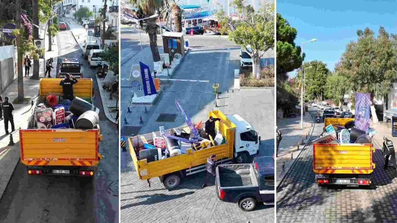 Bodrum’da sokaklar temizleniyor: İşgalci eşyalara süre verildi
