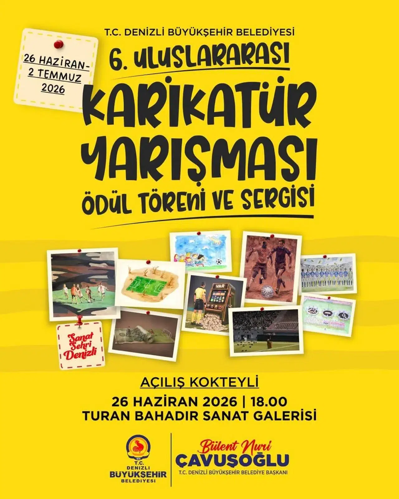 Futbolun mizahla buluştuğu nokta: Denizli dünya sanatçılarını ağırlıyor