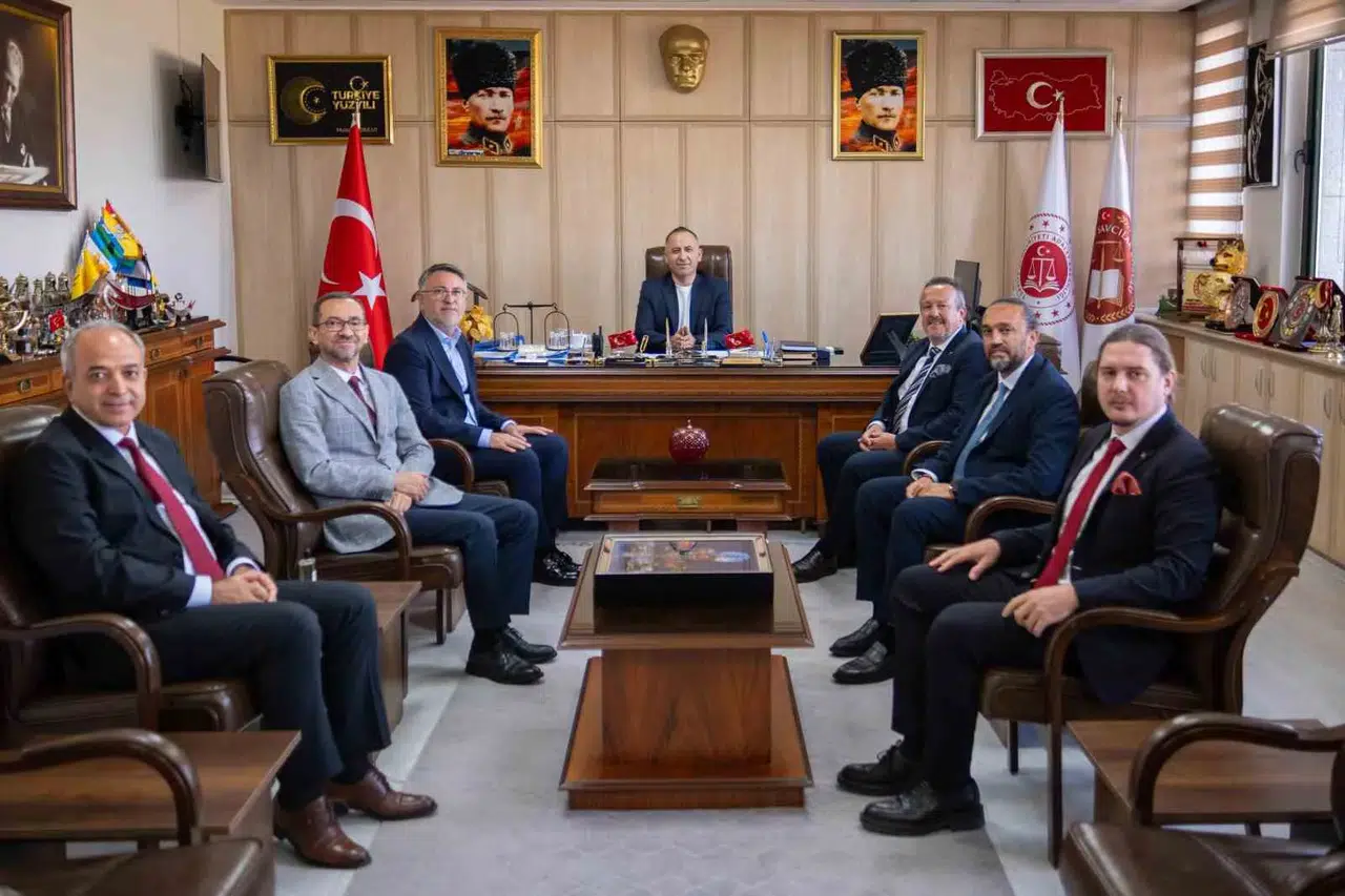 Denizli OSB heyetinden Başsavcı Akbulut’a nezaket ziyareti: Ekonomik kalkınma ve iş birliği vurgusu