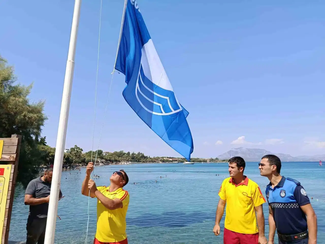 Datça’nın göz bebeği Hastanealtı’nda Mavi Bayrak gururu