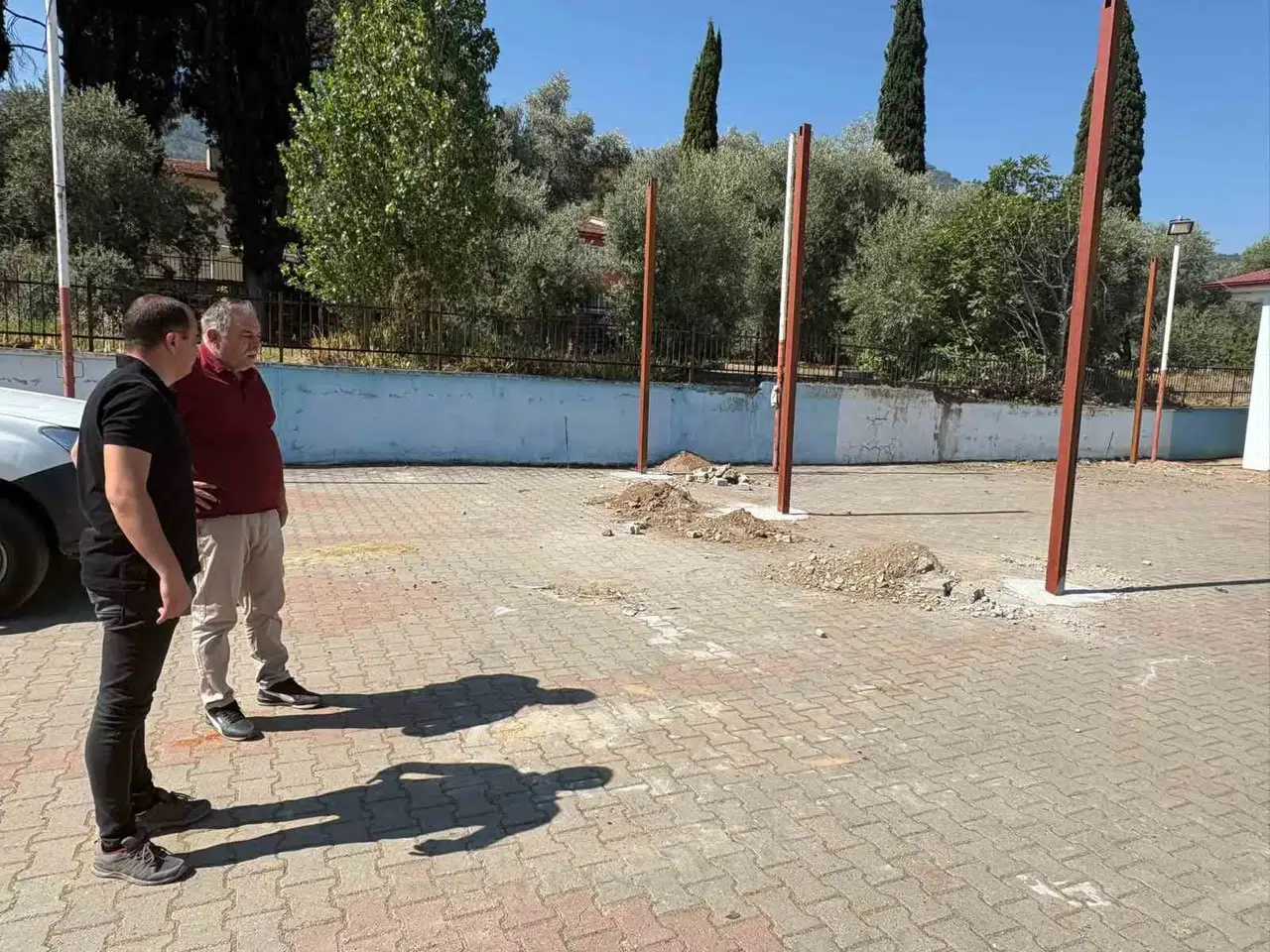 Bozdoğan’da şantiye denetimi: Başkan Yardımcısı Öztaban sahadaki tempoyu artırdı