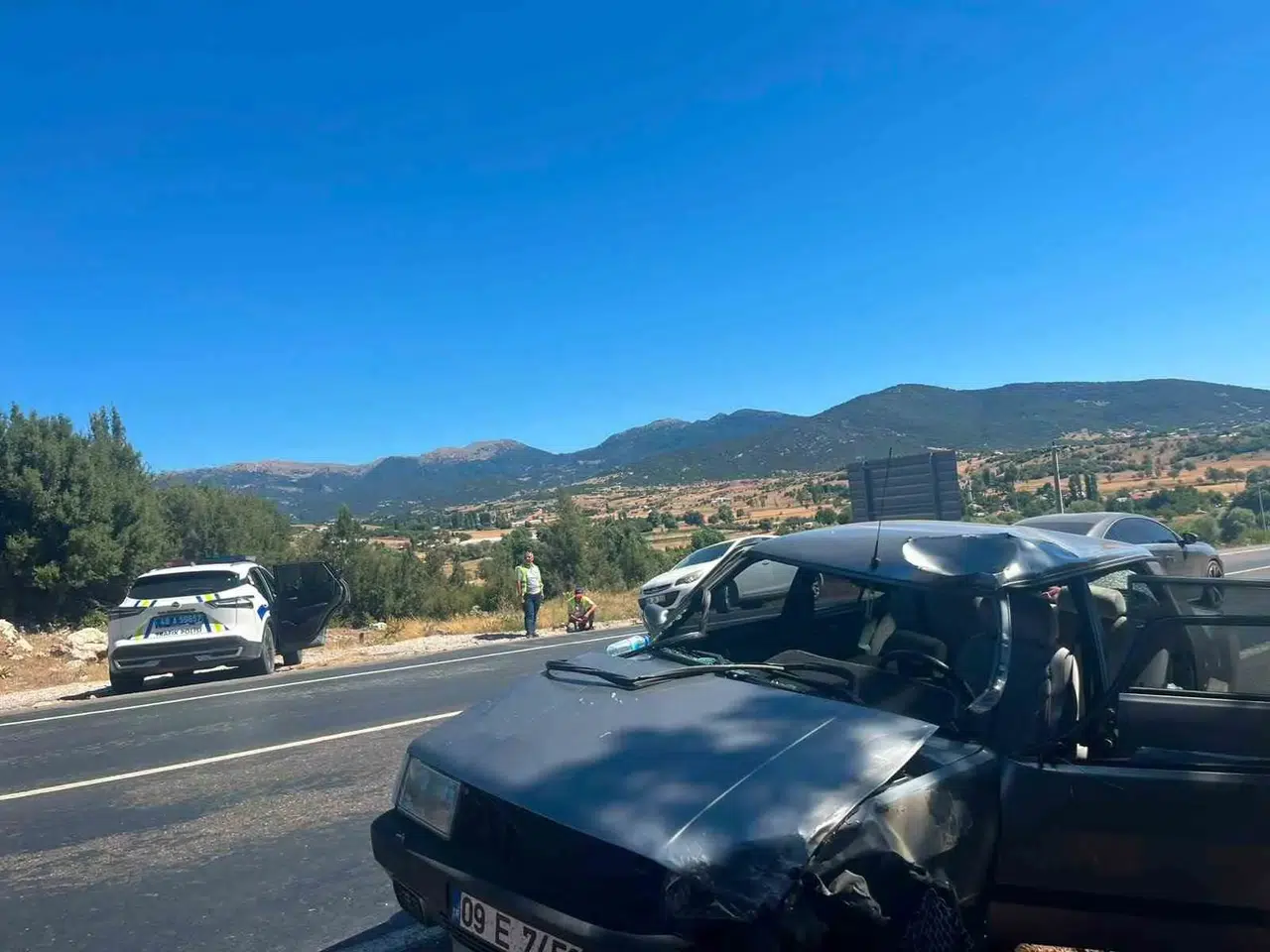 Seydikemer yolunda acı bilanço: Motosiklet sürücüsü feci kazada can verdi