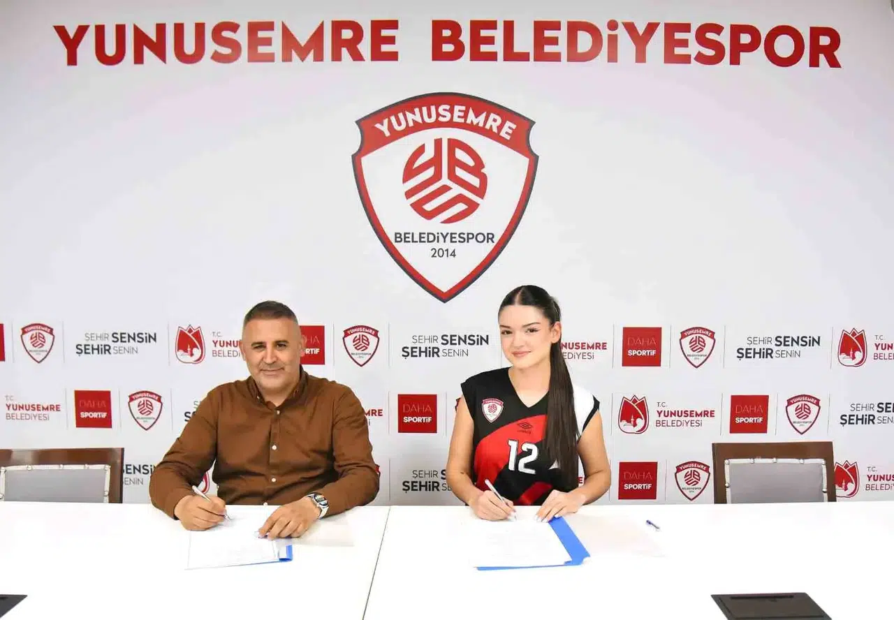 Yunusemre Belediyespor'da imza mesaisi: Genç yıldıza güven tazelediler