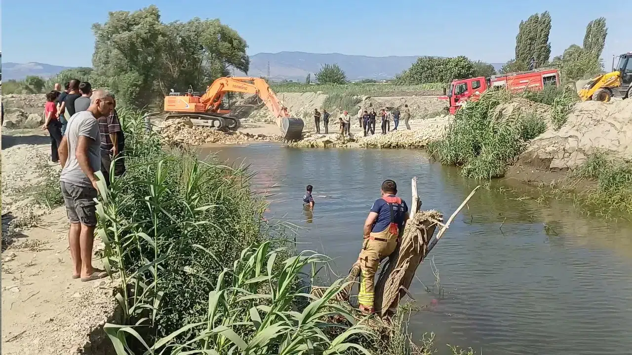 Salihli’de yürek yakan veda: Serinlemek için girdiği dereden cansız bedeni çıktı