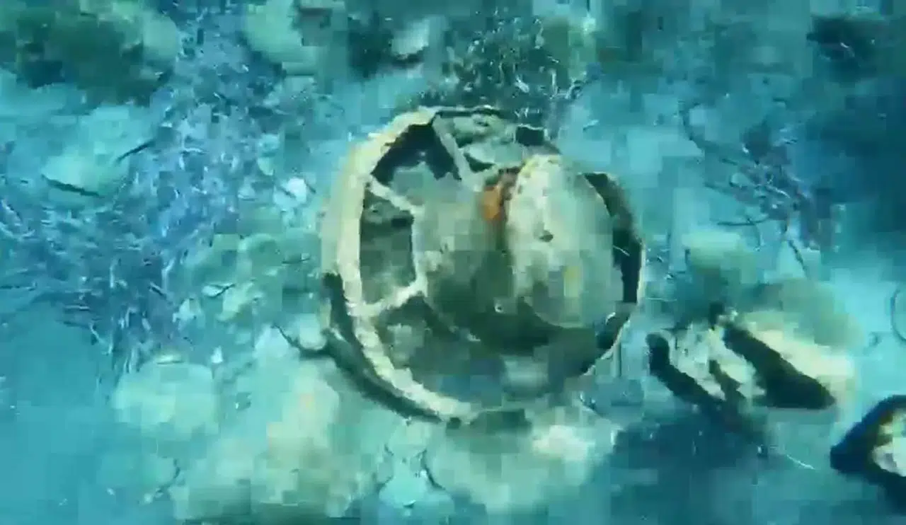 Datça'da deniz keyfi korkuyla bitti: Yüzen mayın imha edildi