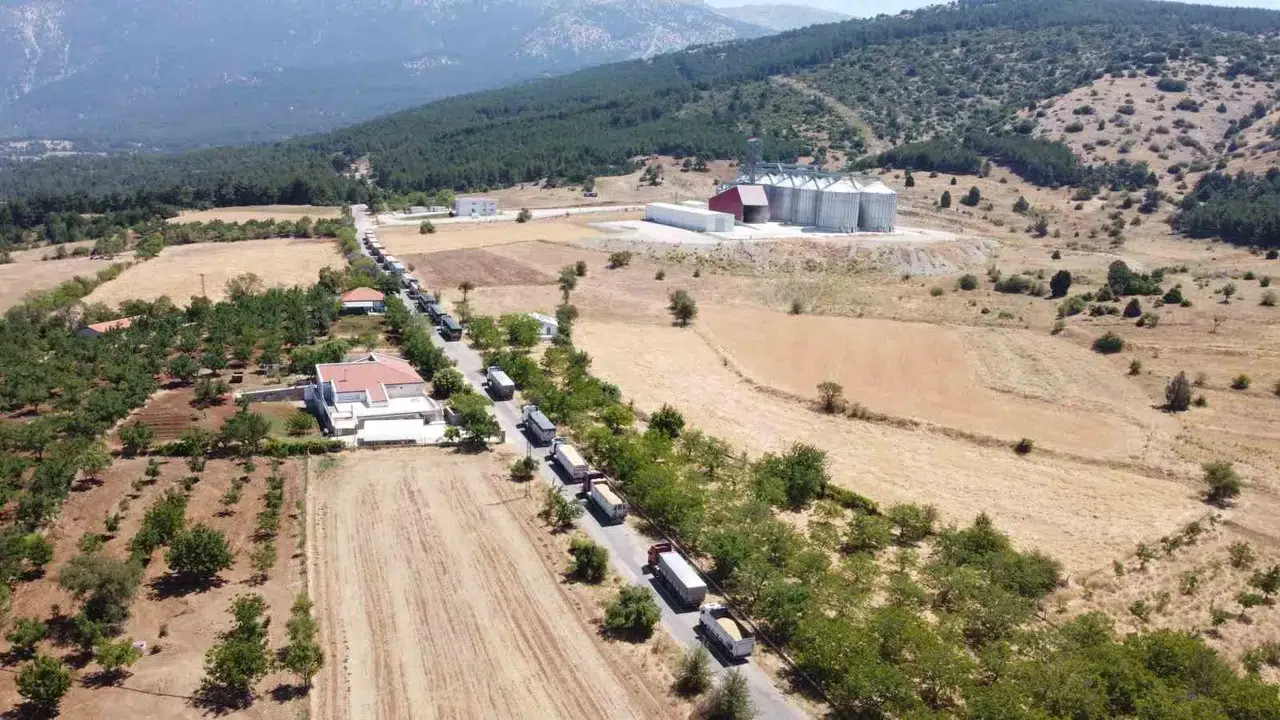Denizli çiftçisinin hasat telaşı bitti: 45 bin tonluk dev koruma kalkanı