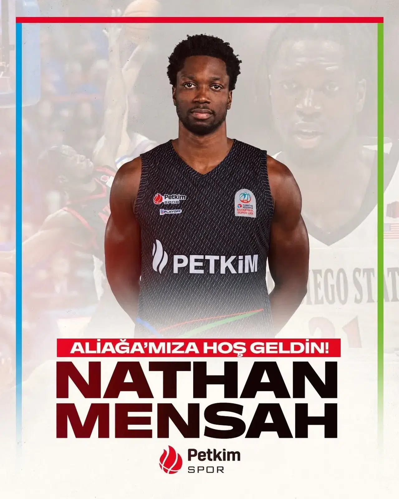 Aliağa Petkimspor pota altını Ganalı yıldıza emanet etti