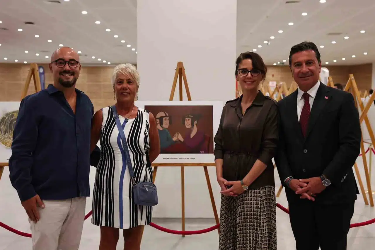 Çizgilerle sevgi dili: Muğla’da dünya çapında karikatür buluşması